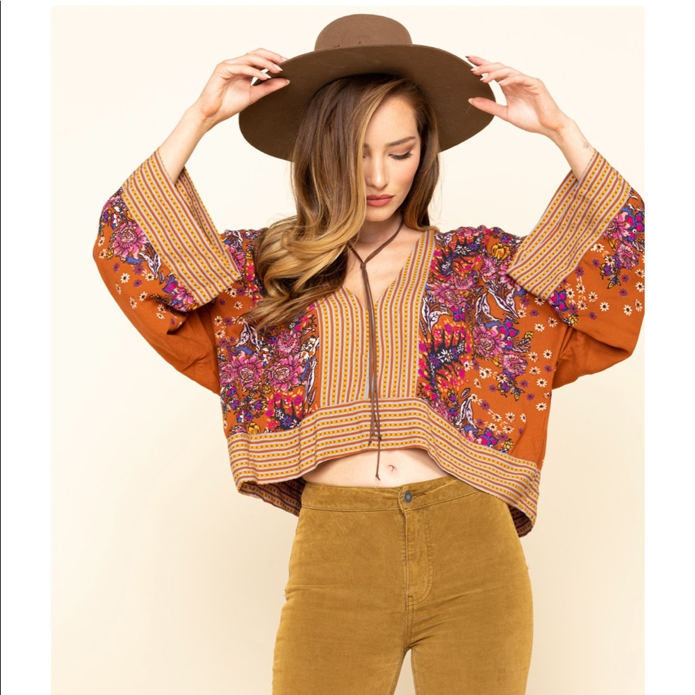 Free People “Mix N Match” Blouse